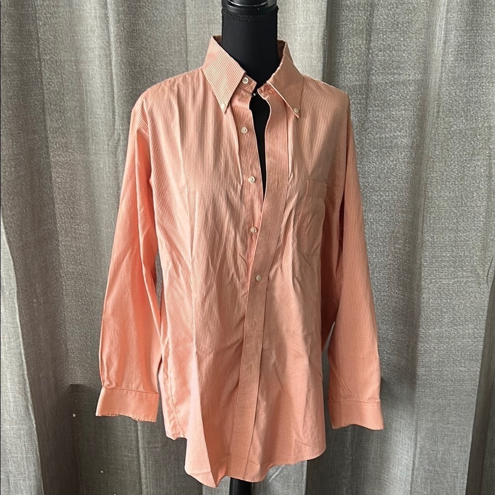 Brooks Brothers Orange Casual Button Down Shirt